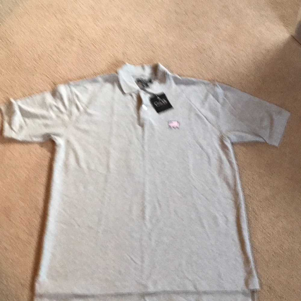 Polo with American flag